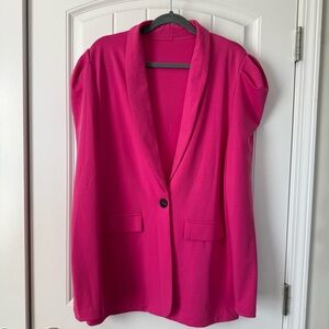 NWOT SHEIN Balloon Sleeve Single Button Blazer